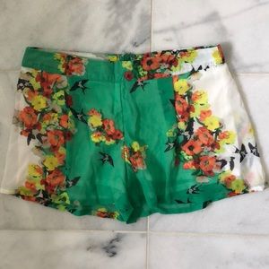 Floral shorts